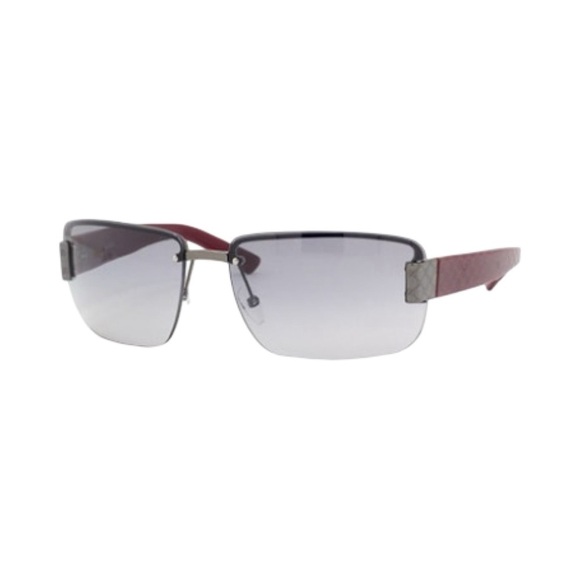 GUCCI VINTAGE 1798 Gray Gradient GG Pattern Sunglasses - Picture 10 of 10